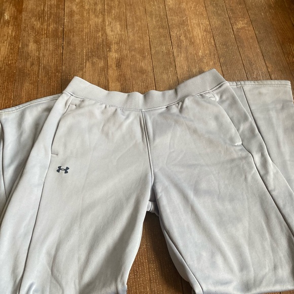 Gray Under Armor Sweatpants Loose Medium - Picture 3 of 4